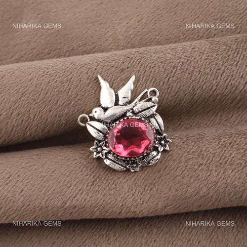 Pendentif fait main ovale - pendentif,