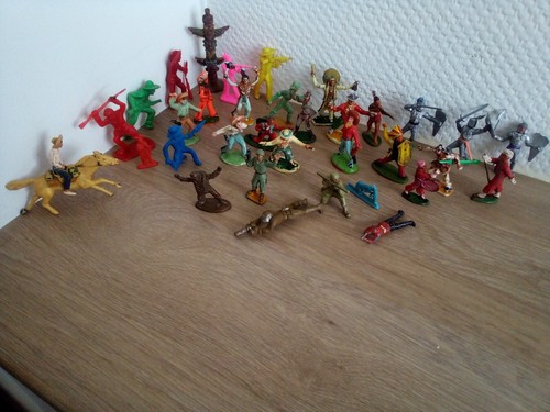 Lot starlux indiens cowboys - lot,