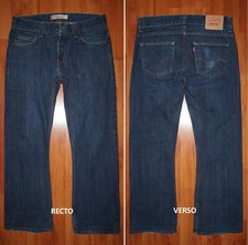 JEANS LEVIS 512 "Bootcut" W32 L30 (FR t42)  bleu foncé délavé 0608