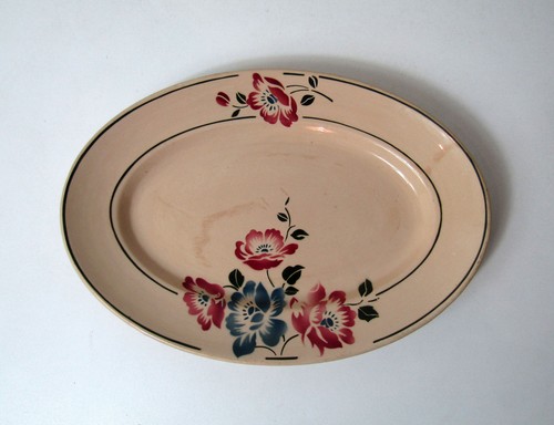 Ancien plat ovale badonviller - ancien,