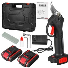 48 V ciseaux de taille sans fil à batterie électrique avec 2 piles valise