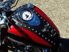 Yamaha Dragstar XVS1100 Vstar XVS 1100 Cuir Réservoir Panneau Tablier