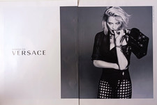 Women Fashion High heels Handbag Shoes Long Leg Print  VERSACE 2 .