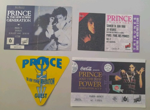 Prince lot billets ticket - prince,