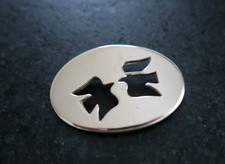 Broche 2 oiseaux Air du temps Nina Ricci