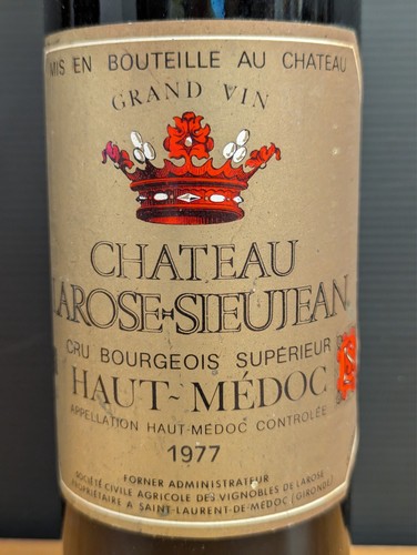 Chateau larose sieujean 1977 - larose,