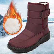 bottes neige hiver chaudes confortable pluie confortable noir imperméable femme