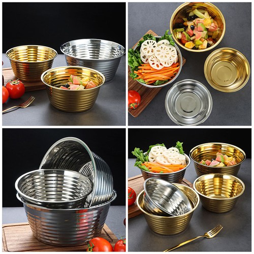 Saladier metal bols service - bols,