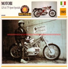 MOTOBI 125 & 175 Sport Speziale 1965 : Fiche Moto #001567