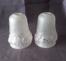 paire de tulipe art déco en