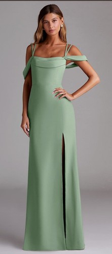 Robe longue azazie vert - robe, sauge