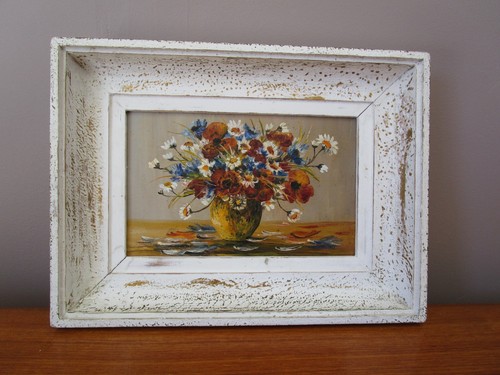 Tableau peinture huile - , sur
