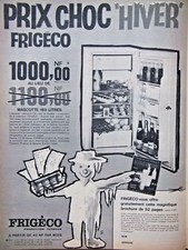 PUBLICITÉ DE PRESSE 1961 PRIX