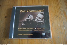 ZINO FRANCESCATTI GAETANE PROUVOST NOEL LEE CD DE 1997 BAROQUE  VALEUR+ (VIOLON)