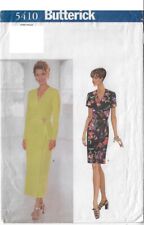 V?5410 PATRON BUTTERICK CREATION ROBE DRAPEE SUR LE CÔTE ELEGANTE 40 AU 44