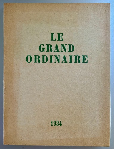 Curiosa grand ordinaire - ordinaire,