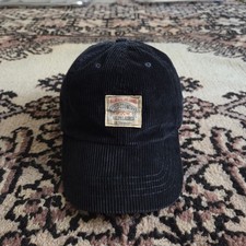 casquette polo ralph lauren Vintage Années 2000 Velours Côtelé Lanière En Cuir