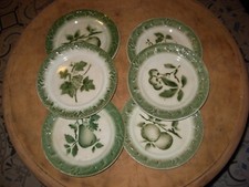 6 ASSIETTES PLATES ANCIENNE