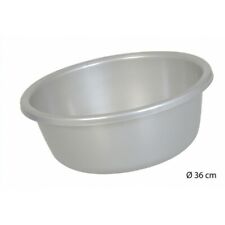 BASSINE PLASTIQUE GRIS  36 CM DE DIAMETRE 