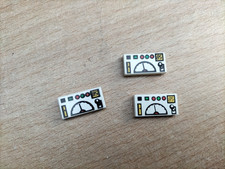 3 x LEGO  1x2 ref 3069bp52