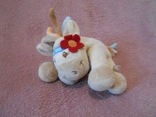 Doudou cheval Kaya Noukie's 14 cm indien Pinto et Kaya
