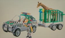 Playmobil -- Pièce de rechange -- Jeep avec remorque 4855 --