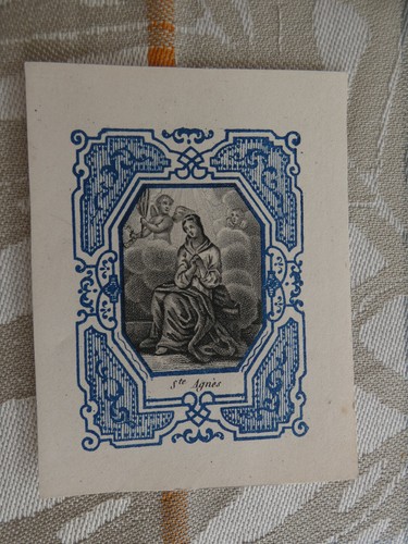 Image pieuse sainte - , agnes