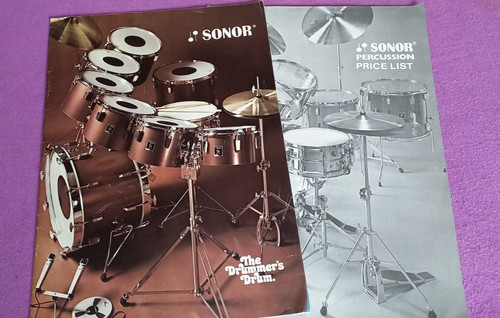 Vintage sonor catalogue 1978 - sonor,