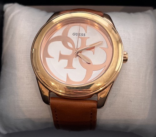 Guess tan leather watch - tan, g