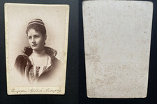 Prinzessin Aglaë von Auersperg Vintage albumen print.Prinzessin Aglaë von Auer