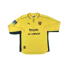 Maillot football vintage FC Metz #24 Saha extérieur saison 1999-2000