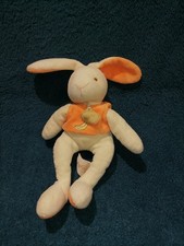 doudou peluche lapin tee shirt orange banane Babynat  TTBE