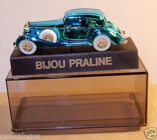 PIN'S BIJOU PRALINE HO 1/87 AUTO UNION HORCH 853 A BLEU METAL IN BOX NEUF
