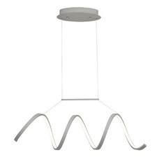 Suspension LED Brillante Chrom 82Cm 16W 1540Lm Blanc Chaud 3000K Réglable