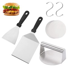 55 Pièces Professionnel Barbecue Burger Set Multi-Fonctionnel Kit de Spatule ...