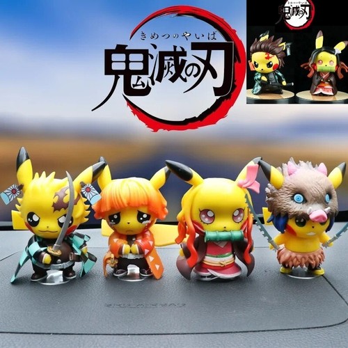 Demon slayer figurine - figurine, pikachu