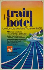 Affiche SNCF - TRAIN + HÔTEL