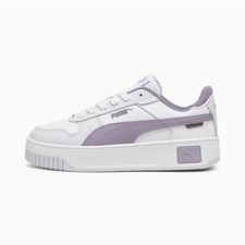 Puma Chaussures Femme Jolie Street,Platform - 30 (Blanc / Pale Prune/Argent Mist