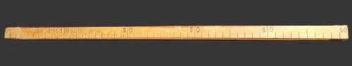 Ancien demimètre bois - demimètre, en