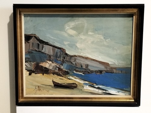 Tableau huile sur - , toile