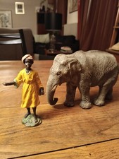 Ancien Santon, Cornac Et Son