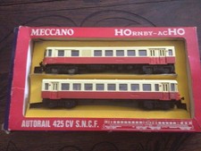 HO-HORNBY-Ref/6370 ‘´ Coffret Autorail 425 CV SNCF  complet avec sa notice ´´