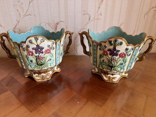 Paire cache pots anciens en - anciens,