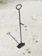 -OUTIL ANCIEN BROYEUR DE POMMES /POMMES de TERRE A COCHONS OUTIL PAYSAN forgé  D