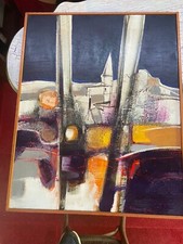 Peinture sur toile à la