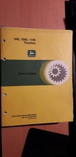 John Deere tracteur tractor 940 1040 1140 : parts catalog 1987