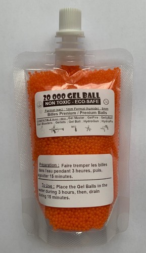 Gel ball oranges précision - gel,
