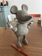 Tirelire ancienne en fonte d aluminium Mickey, années 30