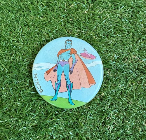 Badge vintage goldorak minos - badge,