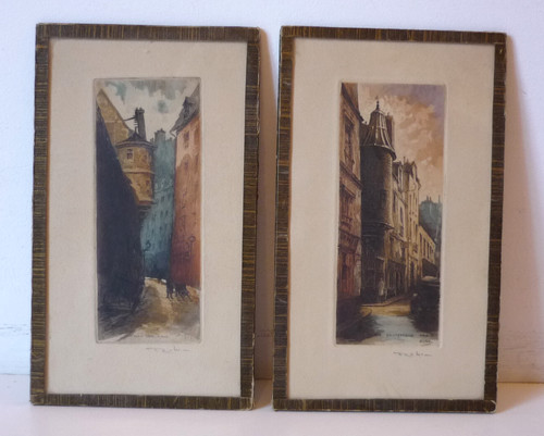 Gravures anciennes rues - , de